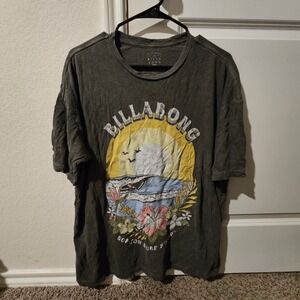Billabong Ron Jon Surf Shop Graphic T-Shirt Mens Medium Oversized Tee